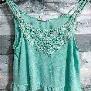 Lace crop top